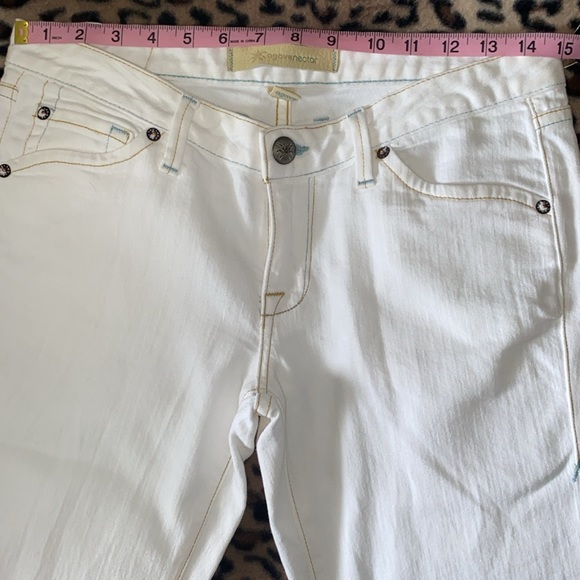 AGAVE Jeans Women’s Size 28 Size 6 Agave Slim Boot Cut Jeans Agave Nectar White - Picture 13 of 16